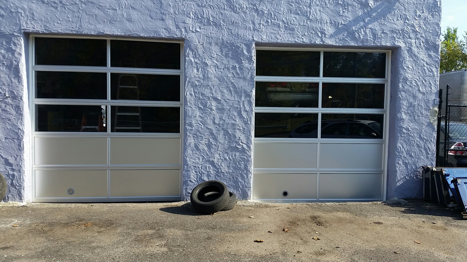 general commercial garage door after